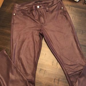 Final chance-7 for all mankind burgundy legging